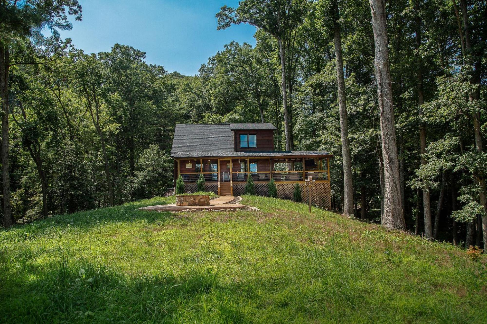 Adore The Smores Rustic Mountain Charm Outdoor Spaces And A Cozy Hot Tub Blue Ridge Ngoại thất bức ảnh